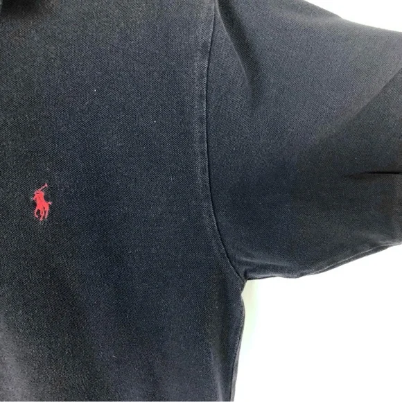 Polo by Ralph Lauren Navy Blue Polo Short Sleeves Men's Size L - Picture 5 of 10
